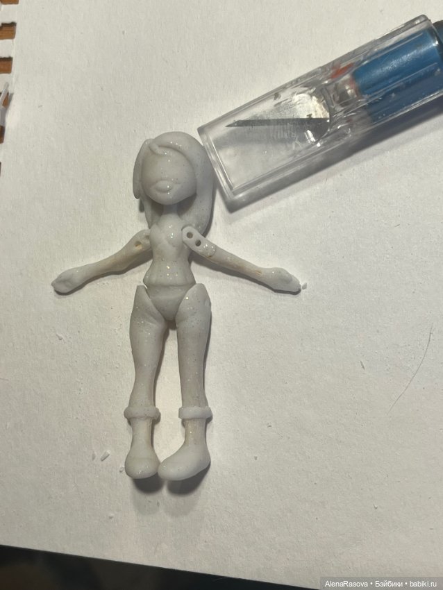 Малышка bratz — Авторские миниатюрные куклы: лепка