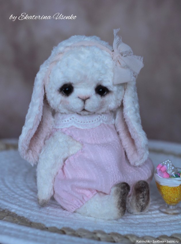 Зайка Зефирка — Авторские мишки Тедди и друзья: фото (фото 4)