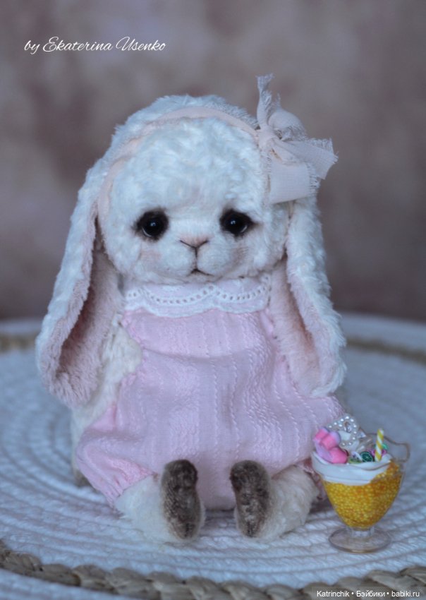 Зайка Зефирка — Авторские мишки Тедди и друзья: фото (фото 6)