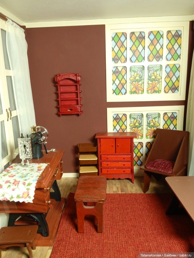 Ателье для кукол "Мышкин дом". Часть 2 Дизайн интерьера (фото 8)