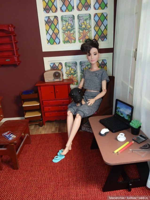 Ателье для кукол "Мышкин дом". Часть 2 Дизайн интерьера (фото 10)