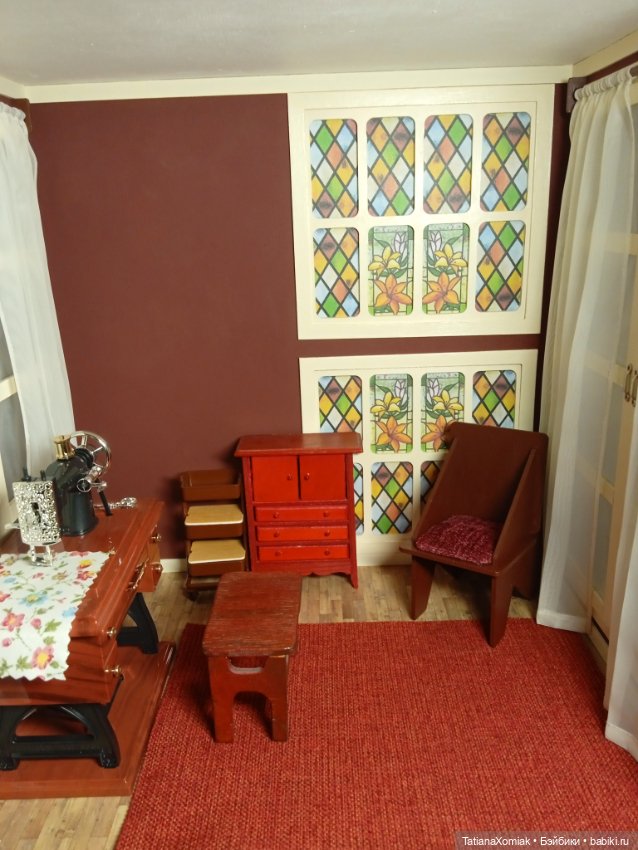 Ателье для кукол "Мышкин дом". Часть 2 Дизайн интерьера (фото 7)