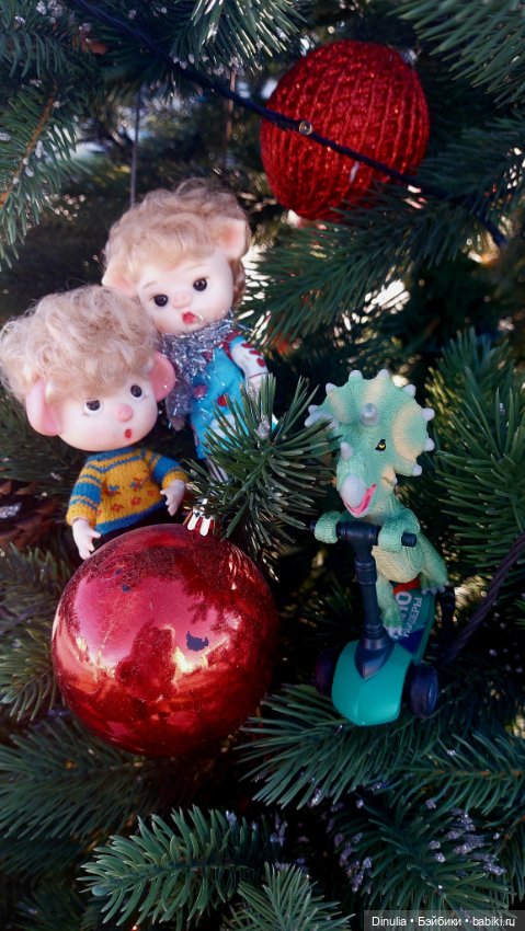 Новогодняя прогулка — Куклы с Алиэкспресс (Aliexpress): Китайские шарнирные (фото 4)