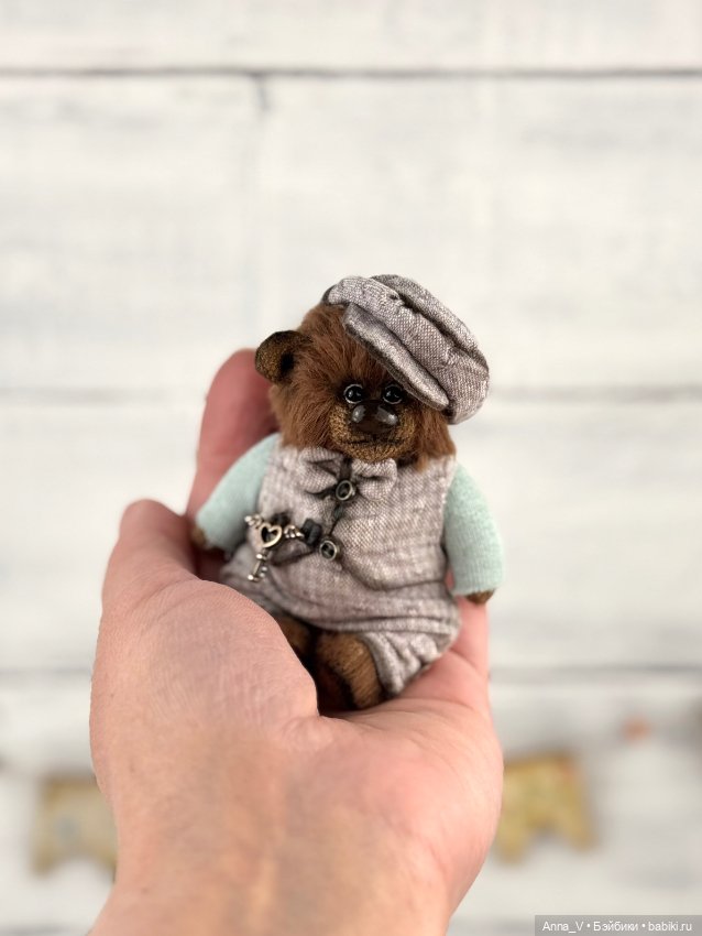 Тедди мишка Афоня — Авторские мишки Тедди и друзья: фото (фото 4)