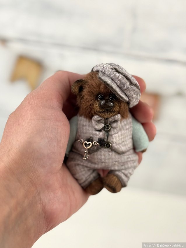 Тедди мишка Афоня — Авторские мишки Тедди и друзья: фото