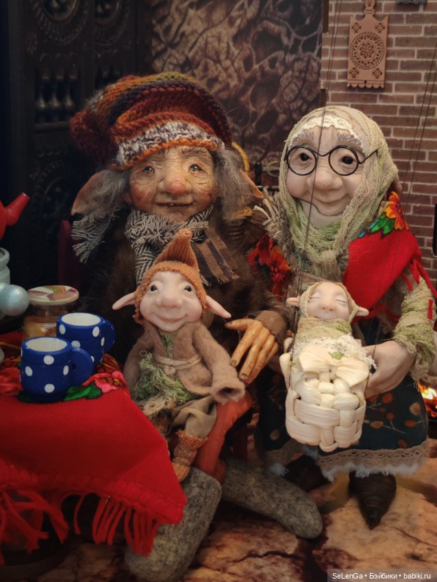 Сочельник с Троллями — Домашние фото авторских кукол: личные коллекции