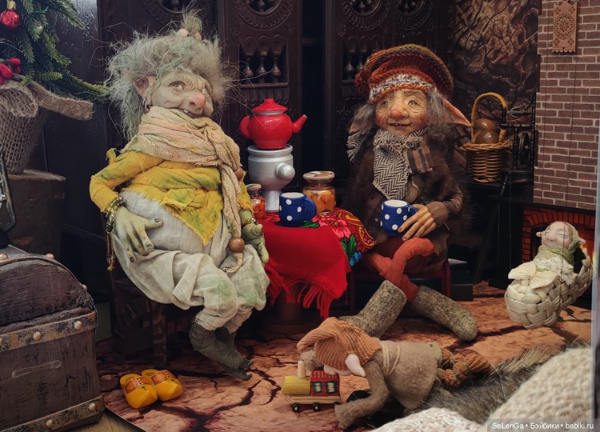 Сочельник с Троллями — Домашние фото авторских кукол: личные коллекции