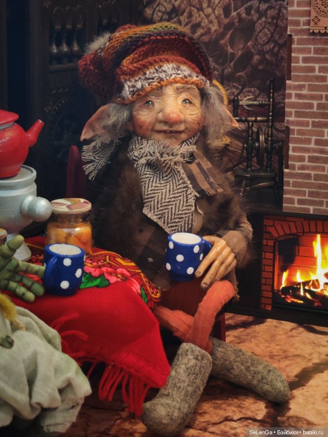 Сочельник с Троллями — Домашние фото авторских кукол: личные коллекции