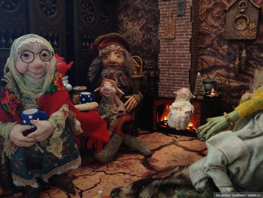 Сочельник с Троллями — Домашние фото авторских кукол: личные коллекции