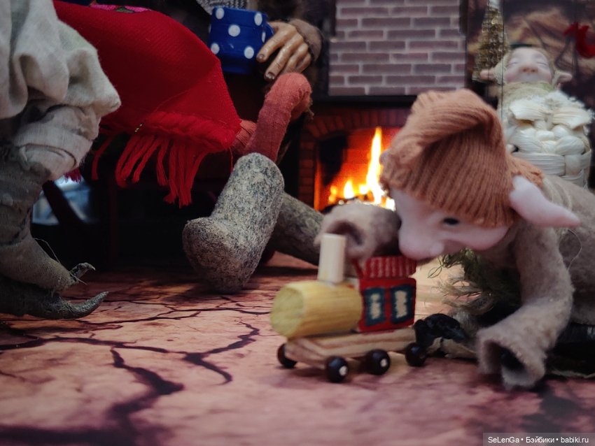 Сочельник с Троллями — Домашние фото авторских кукол: личные коллекции