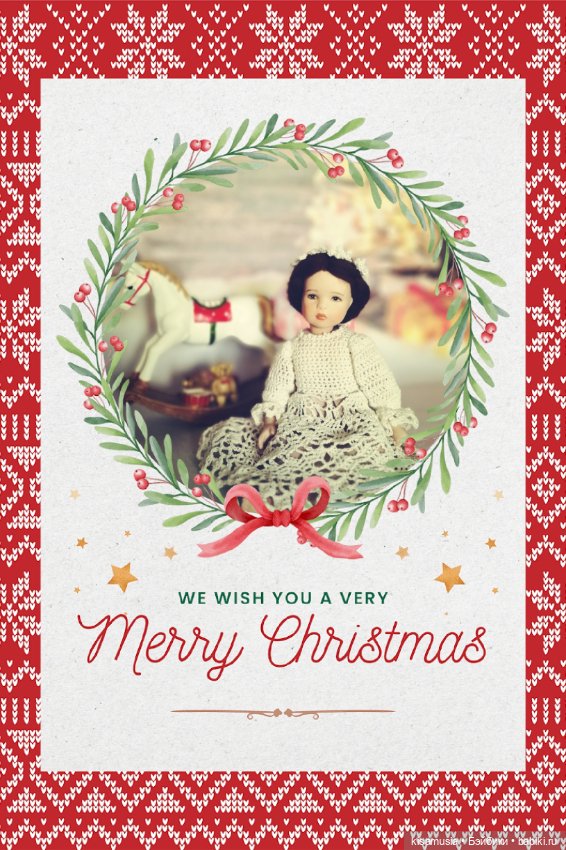 Новогодние открыточки — Игровые куклы разных производителей (Разное): редкие бренды