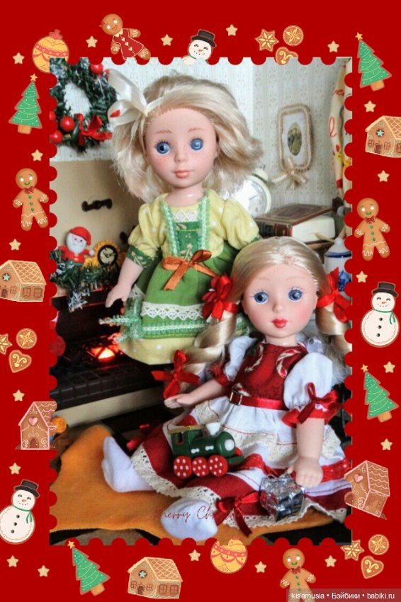 Новогодние открыточки — Игровые куклы разных производителей (Разное): редкие бренды