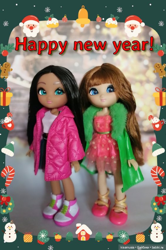 Новогодние открыточки — Игровые куклы разных производителей (Разное): редкие бренды