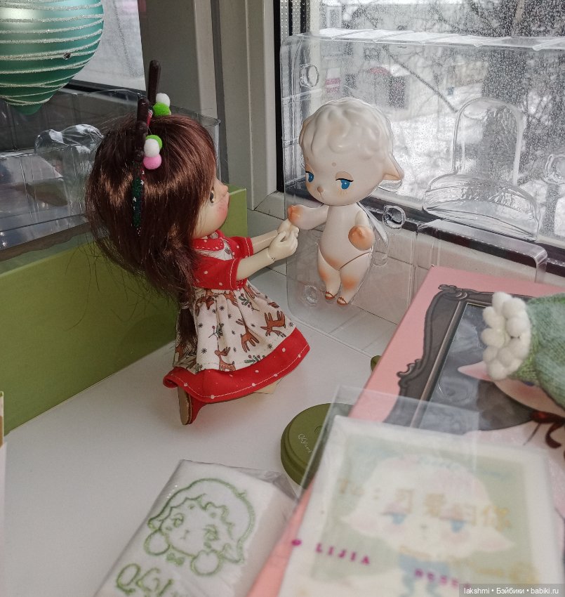 Рождество с Несси. Прибавление в семье овечек QLY (фото 3)