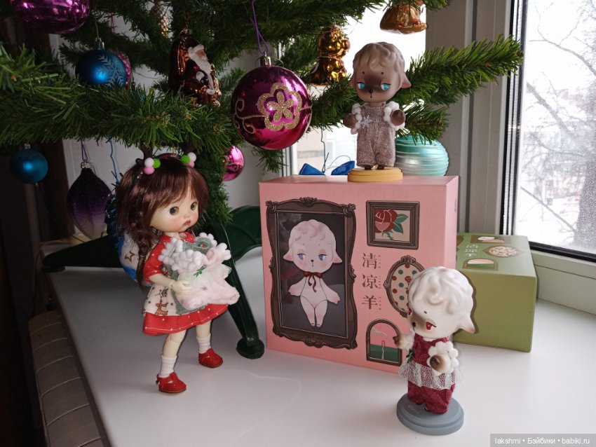 Рождество с Несси. Прибавление в семье овечек QLY