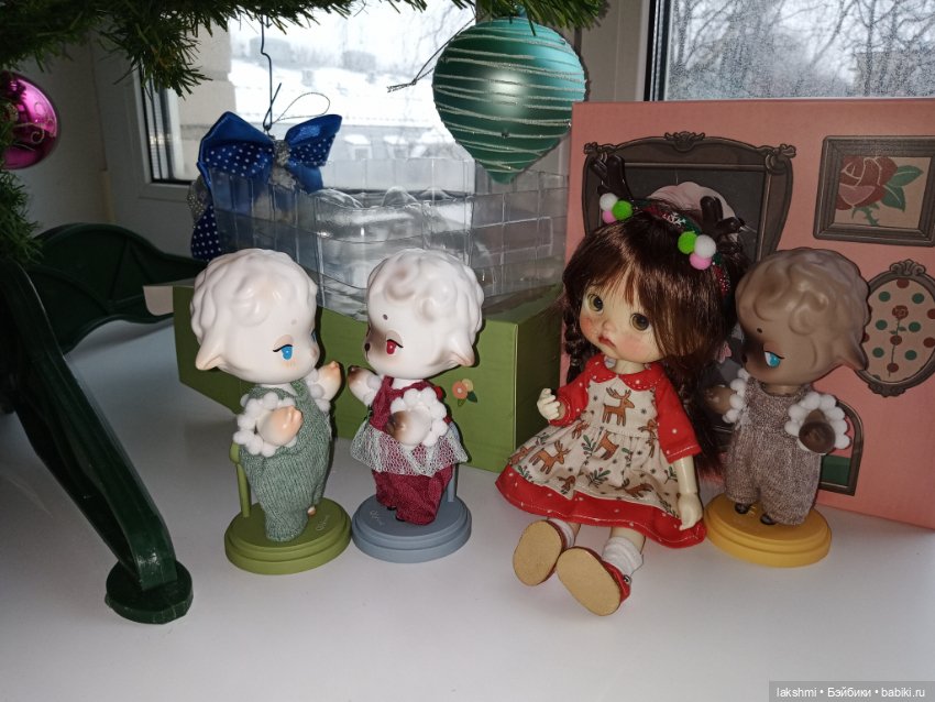 Рождество с Несси. Прибавление в семье овечек QLY (фото 6)