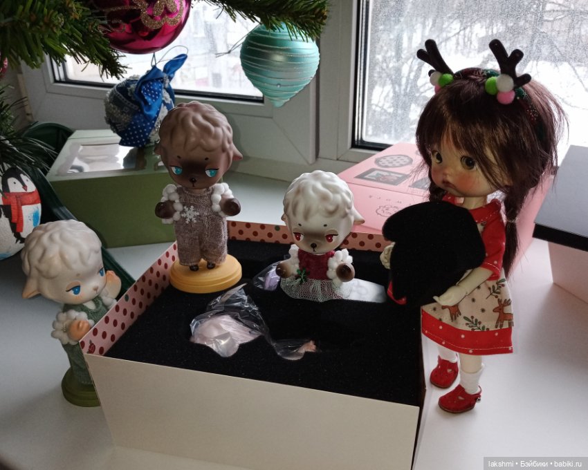 Рождество с Несси. Прибавление в семье овечек QLY (фото 8)