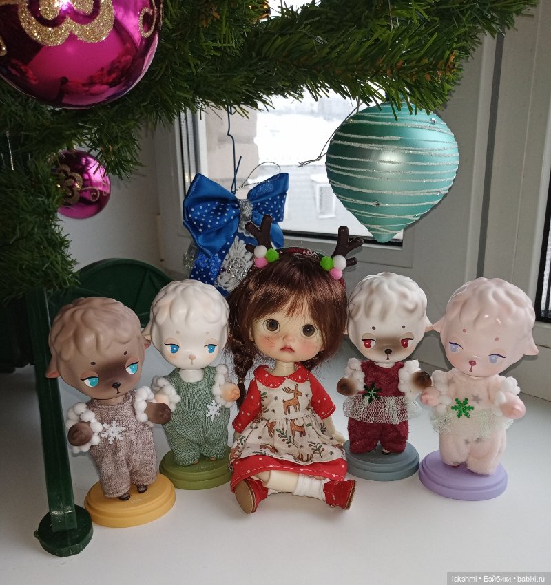 Рождество с Несси. Прибавление в семье овечек QLY