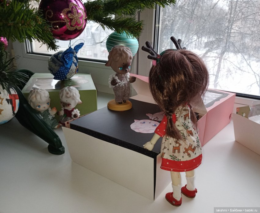 Рождество с Несси. Прибавление в семье овечек QLY (фото 7)