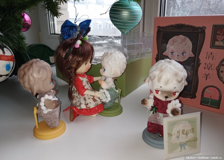 Рождество с Несси. Прибавление в семье овечек QLY (фото 5)