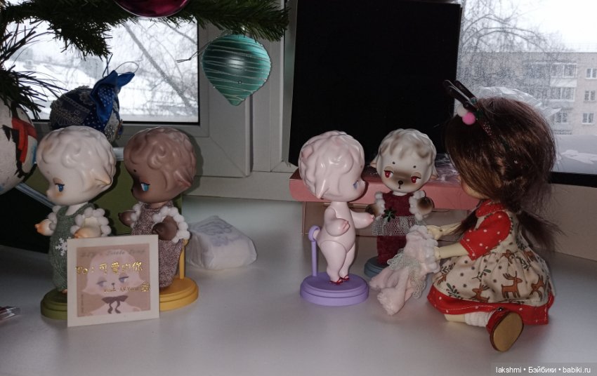 Рождество с Несси. Прибавление в семье овечек QLY (фото 9)