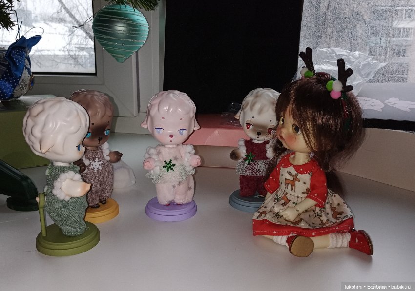 Рождество с Несси. Прибавление в семье овечек QLY (фото 10)