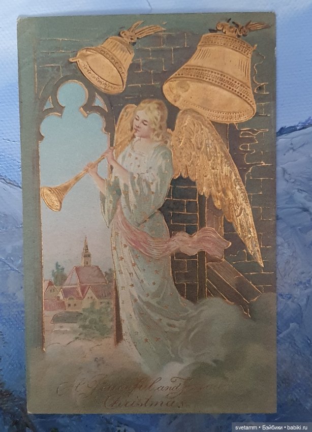 Магия старинных рождественских открыток , продолжение (фото 2)
