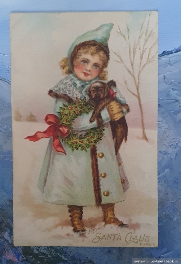 Магия старинных рождественских открыток , продолжение