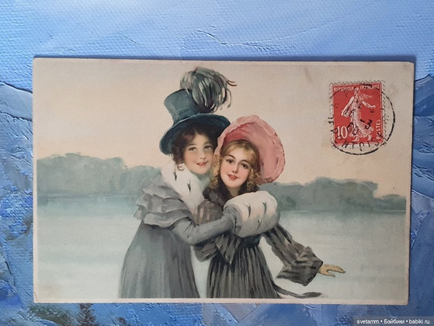 Магия старинных рождественских открыток , продолжение