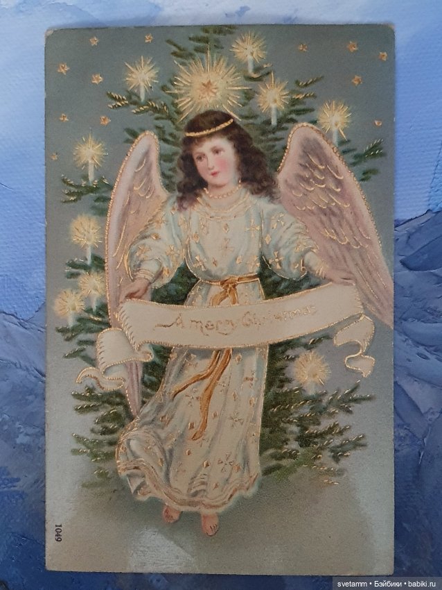 Магия старинных рождественских открыток , продолжение (фото 4)