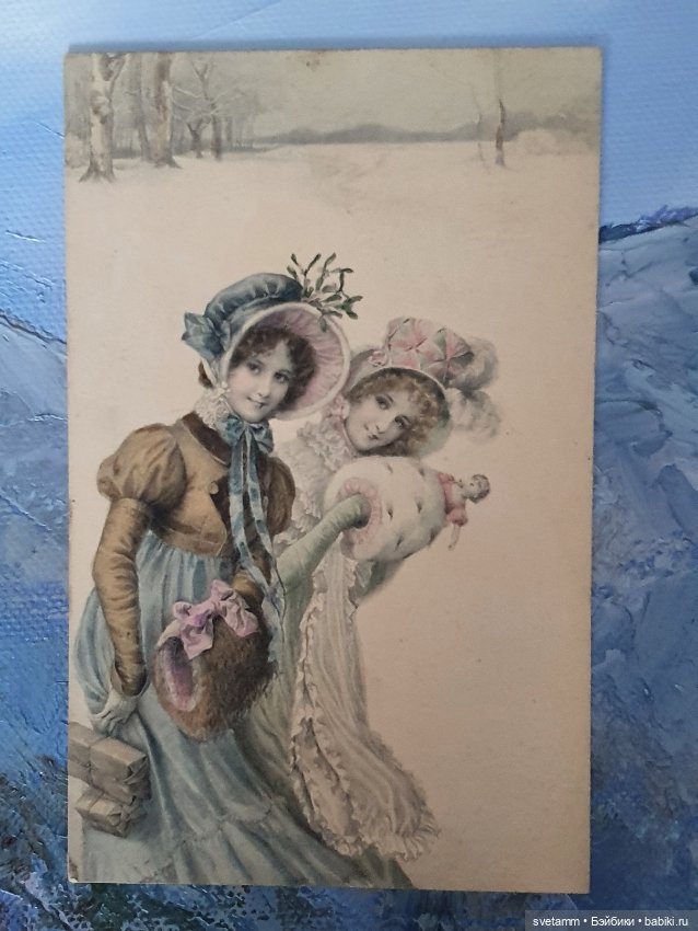 Магия старинных рождественских открыток , продолжение