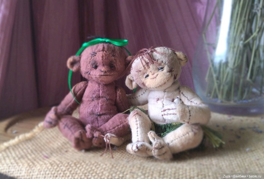Мартышкин год — Авторские мишки Тедди и друзья: фото (фото 5)