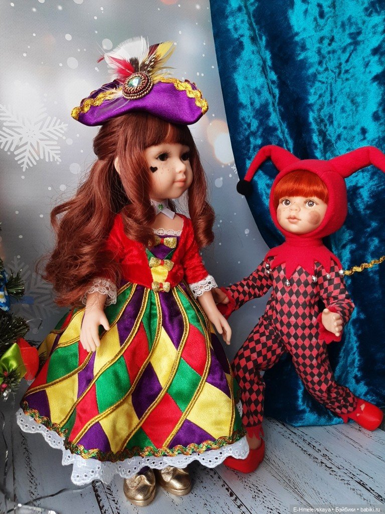 Мои куклы: Арлекин — Куклы Paola Reina (Паола Рейна): новинки