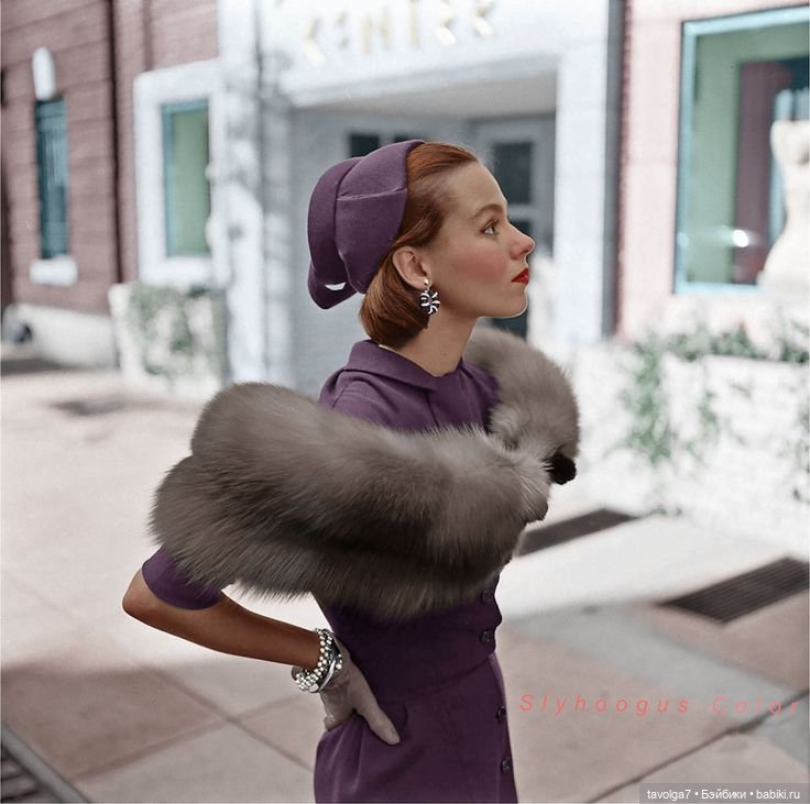 Вечерние меха 1950х — Культура (фото 7)