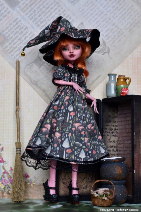 Грибная ведьма — ООАК Monster High и Ever After High: репейнт (фото 5)