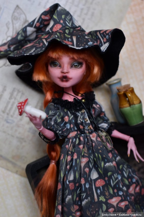 Грибная ведьма — ООАК Monster High и Ever After High: репейнт (фото 6)