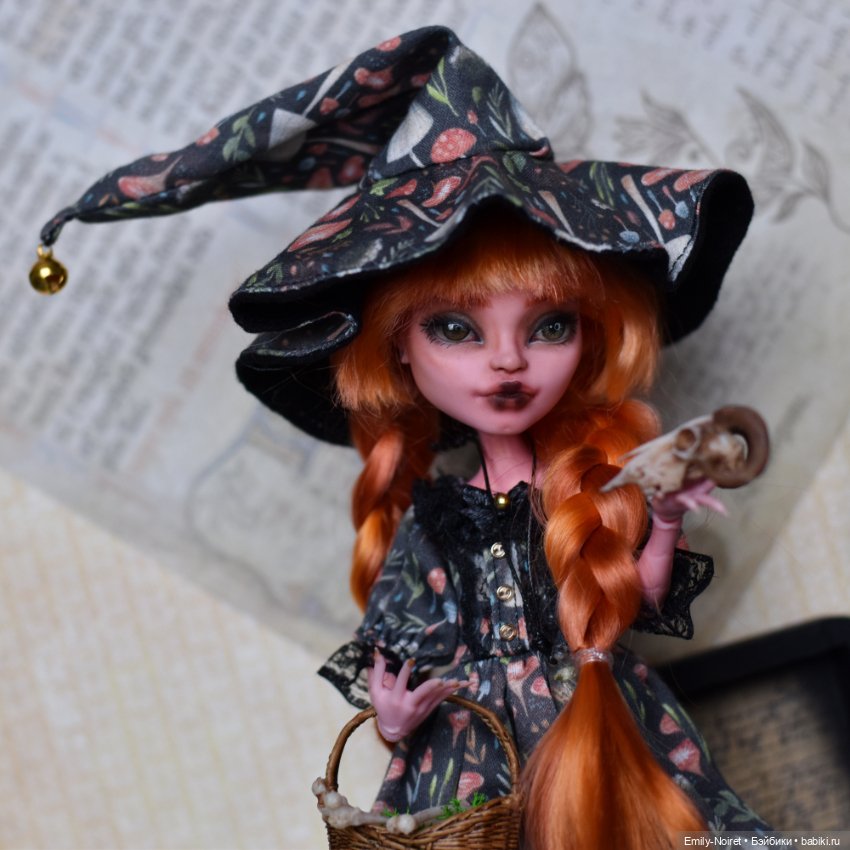 Грибная ведьма — ООАК Monster High и Ever After High: репейнт (фото 3)