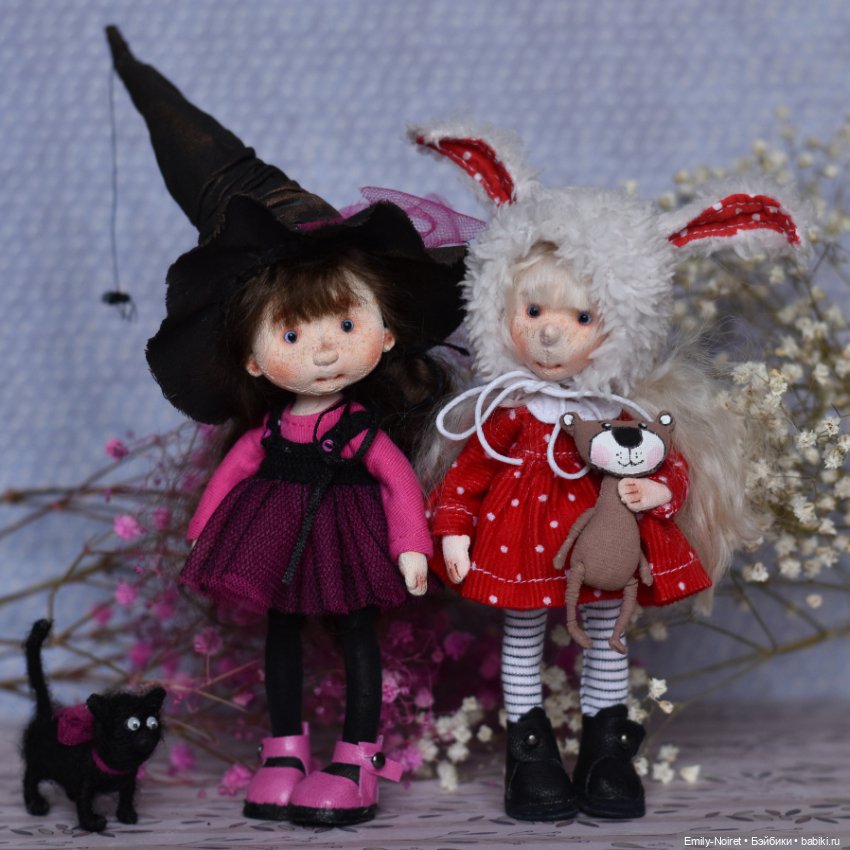 Малинка и Зайка — Домашние фото авторских кукол: личные коллекции