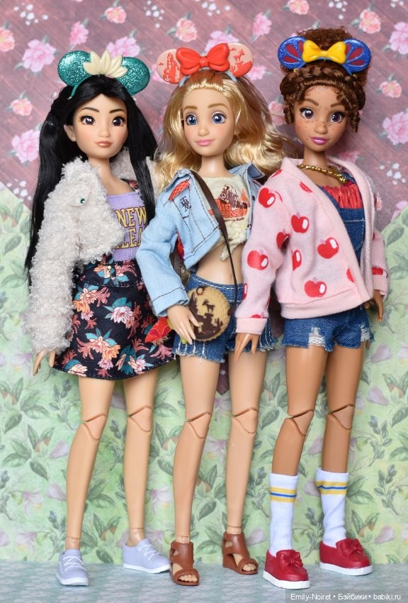 Три подруги — Куклы Disney Animators и Принцессы Диснея: Disney Store