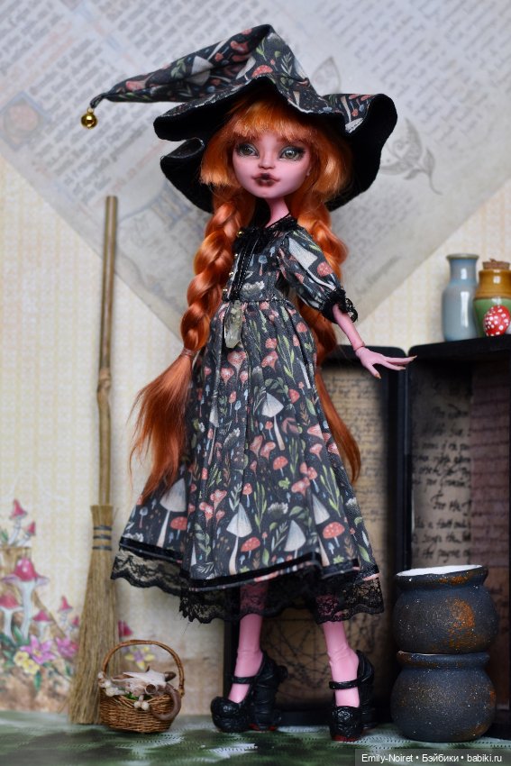 Грибная ведьма — ООАК Monster High и Ever After High: репейнт (фото 7)