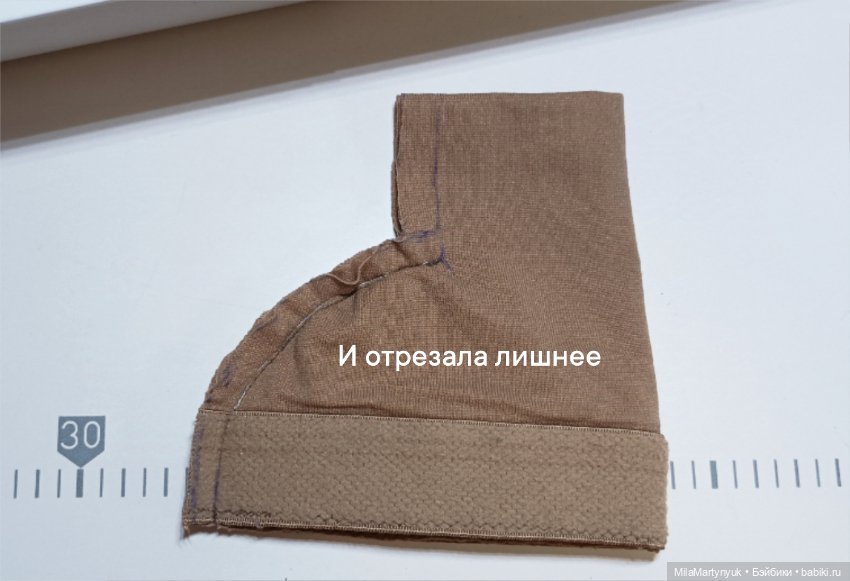 МК парика на короткие волосы на куклу Готц 36 см