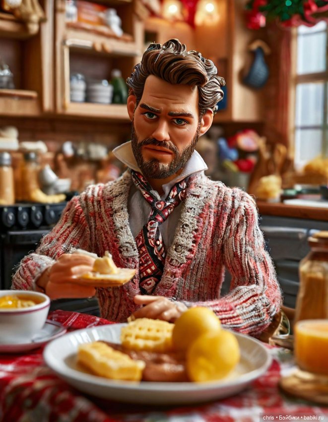 Мои генерации нейросети. Куклы (фото 3)