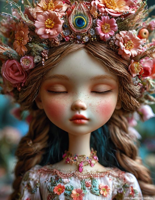 Мои генерации нейросети. Куклы (фото 7)