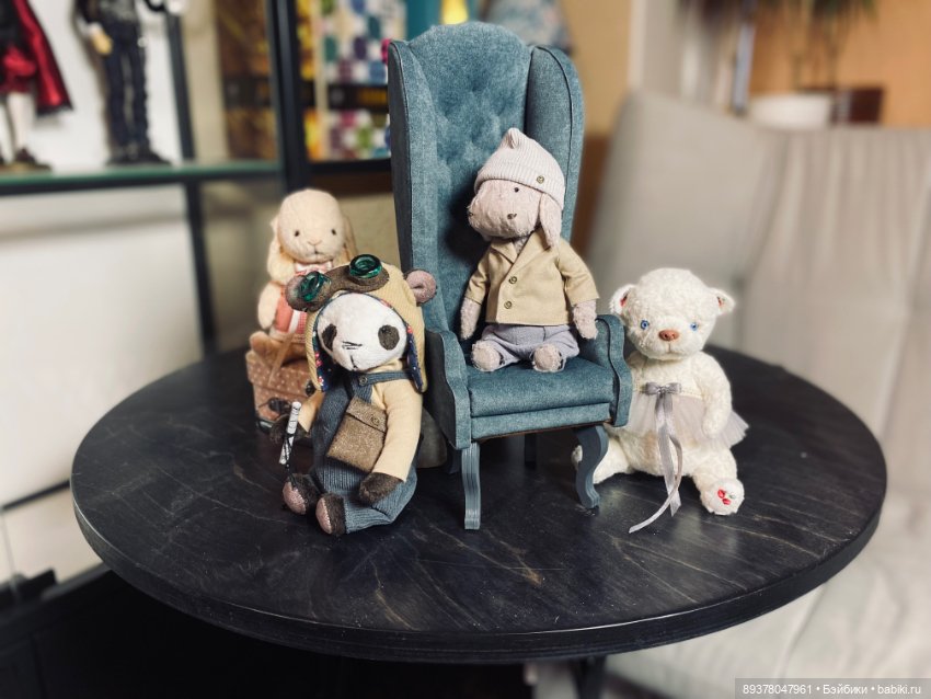 Кресло для кукол и мишек тедди