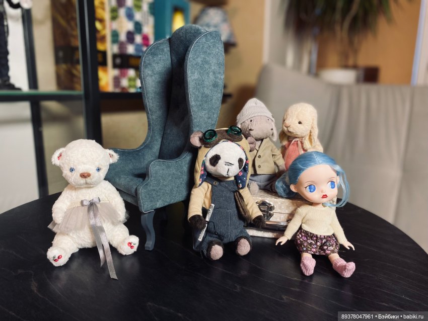 Кресло для кукол и мишек тедди (фото 7)