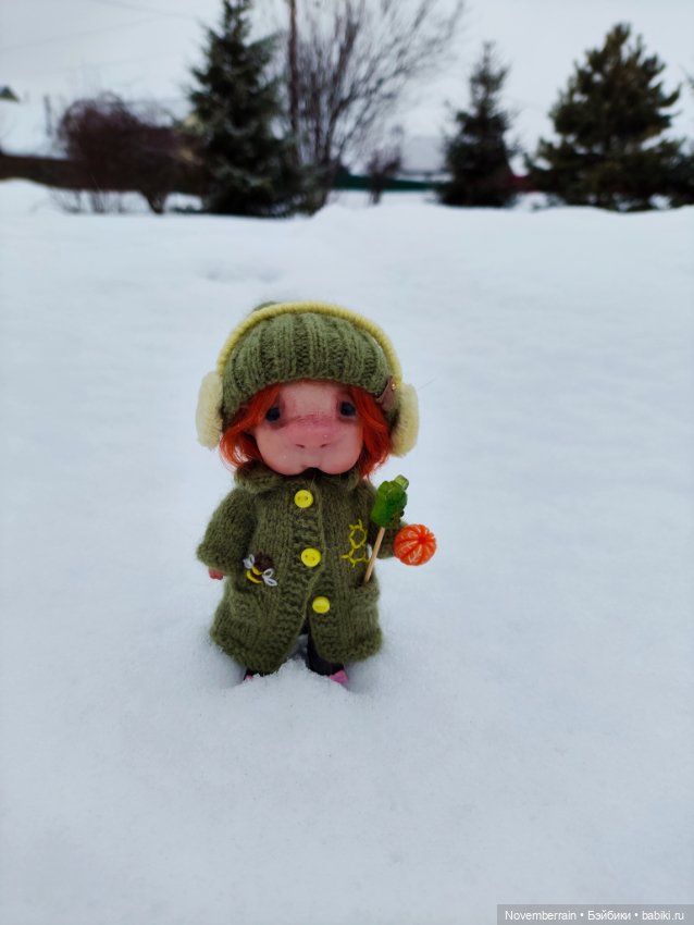 На саночках — Домашние фото авторских кукол: личные коллекции (фото 2)