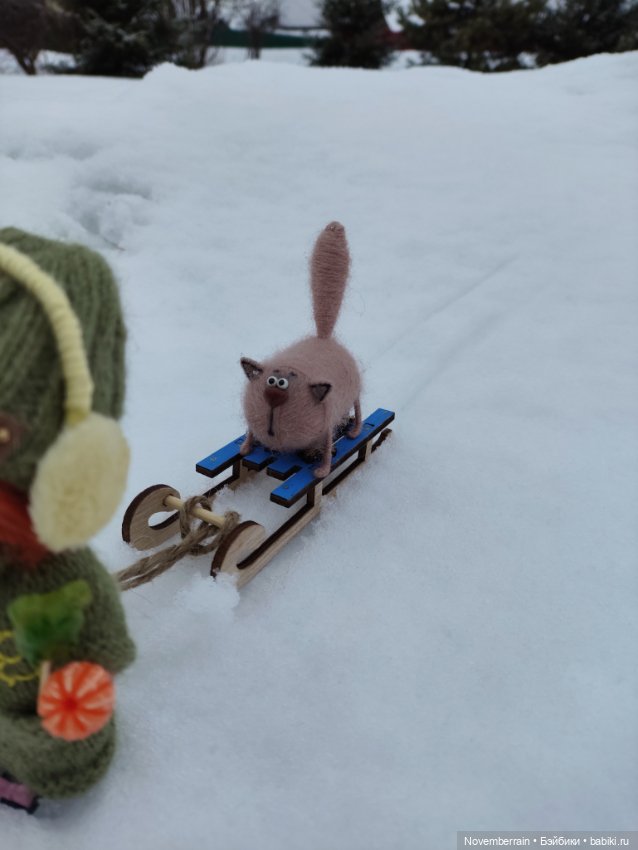 На саночках — Домашние фото авторских кукол: личные коллекции (фото 8)