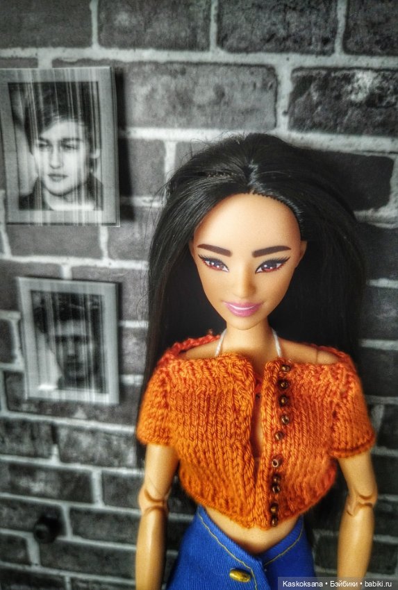 Оранжевое настроение — Одежда и обувь для кукол своими руками: фото