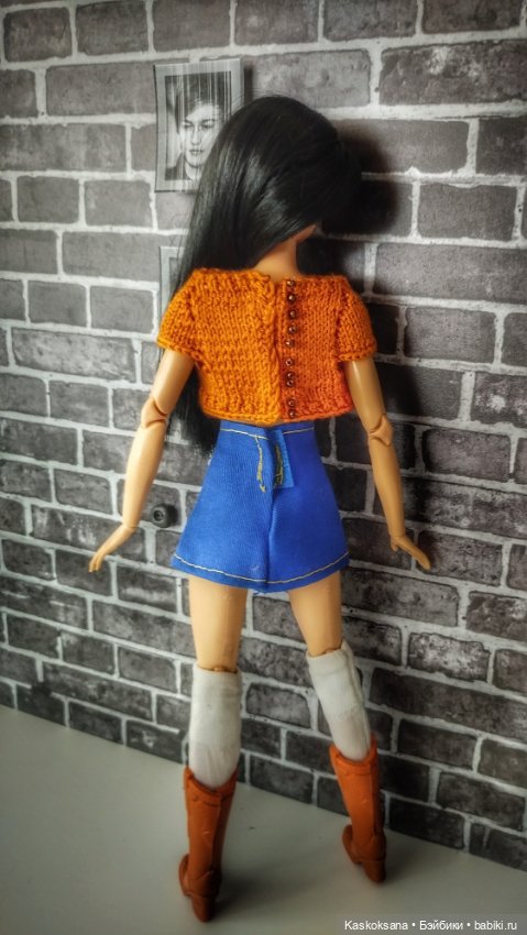Оранжевое настроение — Одежда и обувь для кукол своими руками: фото (фото 7)