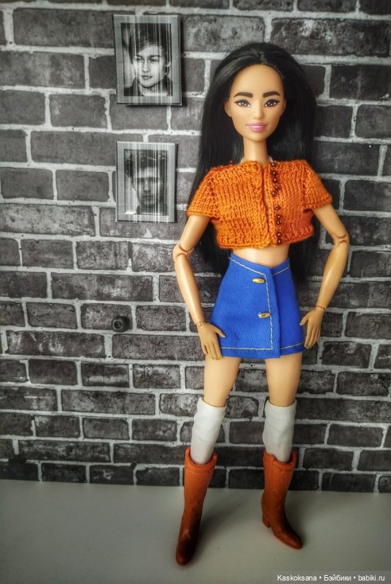Оранжевое настроение — Одежда и обувь для кукол своими руками: фото (фото 10)